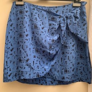 Unique Blue pattern mini skirt purchased from Urban Outfitters. NWT!